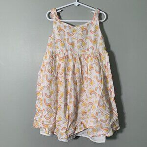 5/$25 Cynthia Rowley rainbow strappy lined twirl flutter dress